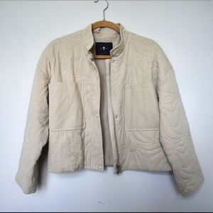 7 For All Mankind quilted jacket